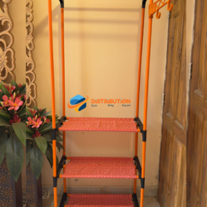 Multifunctional Smart Clothing Storage Rack-Orange
